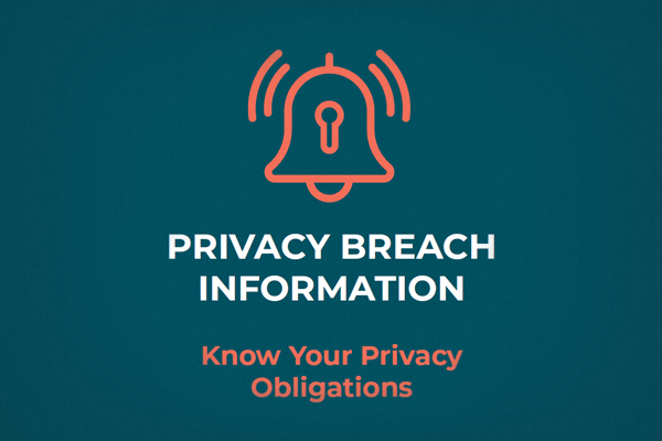 Privacy breach brochure image - know your privacy obligations