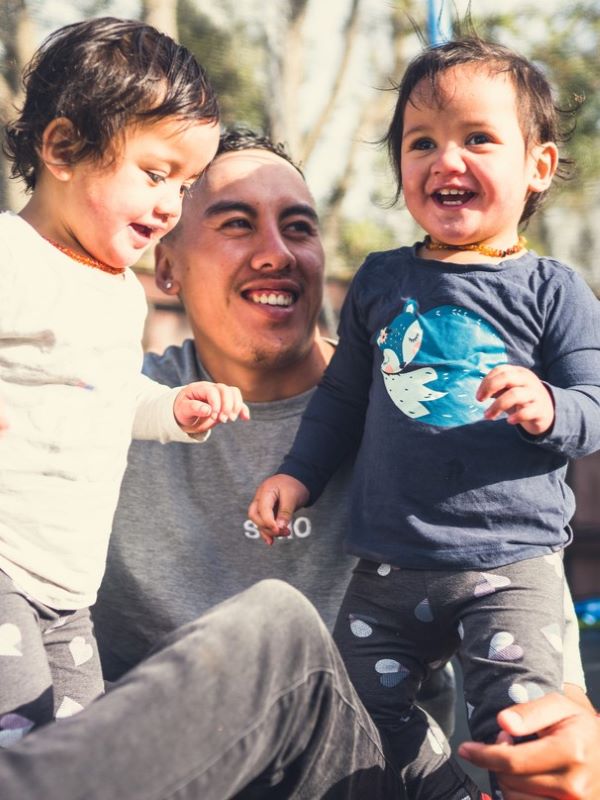 2025 young man and children